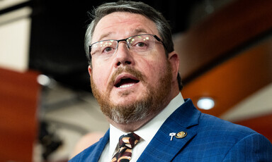 Congressman Randy Fine speaking in the US Capitol Building